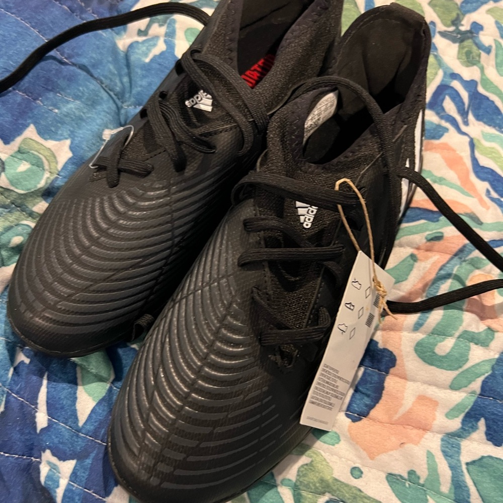 Adidas Predators Black Soccer Cleats Size 6